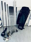 Golfset Herr-Ungdom  VÄNSTER Järn Nybörjare+Super Cobra1"