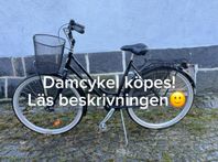 Damcykel 28” köpes!