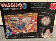 Wasgij Mystery pussel 1000 bitar Nr 9 Great Train Robbery