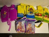 3 st flytvästar barn 1-3 år samt swimpants