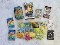 Pokémon Paket #4 - Oöppnade Booster Packs + Mini Låda etc