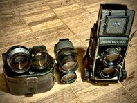 Mamiya Professional TLR 330.  + lense 65,105 and 180,