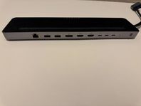 Satechi USB-C dockningsstation med NVMe och SATA SSD