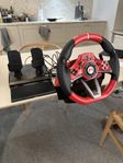 HORI Mario Kart Racing Wheel, Ratt- och pedaluppsättning 