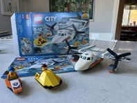 Lego 60164 City - sjöräddningsplan -alla delar finns! 