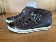 Paul Green Sneakers, bruna, strl 37, skinn, klassiker, dam