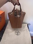 Picotin leather tote