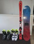 Skidor, Pjäxor & Snowboard