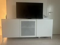 BESTÅ VIT SKÅP /TV-BÄNK 180 CM 