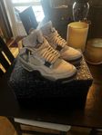 Air jordan 4 Retro white/Midnight navy | Storlek 41