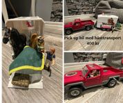 SCHLEICH - Pick-up med hästsläp