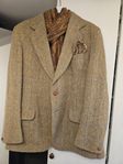 HARRIS TWEED kavaj Stl 56 Beige 100% ULL Nyskick