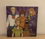 Ny/inplastad SCOOBY DOO CANVAS TAVLA 40*40CM