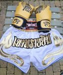 BOXING Sällsynta Fairtex Boxningshandskar+Boxingsack