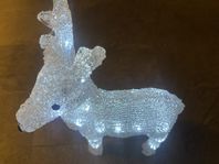 Ren julbelysning dekor Reindeer belysning lampa led batteri