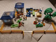 Playmobil Veterinärklinik och djur