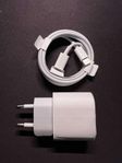 Apple 20W USB-C Strömadapter med USB C - Lightning