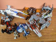 Lego - star wars ,  9 set med minifigurer