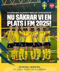 2 biljetter Sverige - Serbien