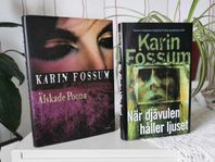 Två deckare av Karin Fossum, båda för 25:-