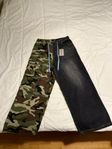 Balenciaga Cotton ripstop and denim cargo pants