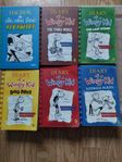 Diary of a Wimpy Kid, 5 in English & 1 in swedish