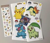 Pokémon, klistermärken, stickers