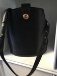 Louis Vuitton Cluny Tote Bag Black Epi Leather