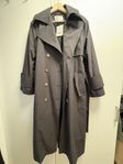 Stylein svart trenchcoat, storlek XS