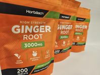 3st Horbaach High Strength Ginger Root 3000mg 200 Tablets