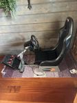  Racing simulator bilspel konsol stol projektor duk ps3