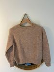 Women's Beige Wool-Blend Sweater