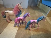 schleich enhörning 3x