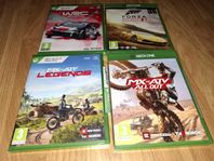 Xbox one spel 4 st paketpris 