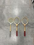 Vintage tennisrackets - tre stk