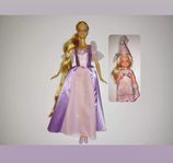 Barbie Rapunzel + Liten prinsessa