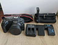 Canon EOS RP + EF-RF Adapter samt Batterier och Batterigrepp