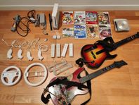 Nintendo Wii, Mario Kart, Guitar Hero