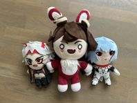 Arataki Itto, Baron Bunny och Rey Ayanami