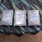   3 st  1 Terabyte  SAMSUNG hårddiskar