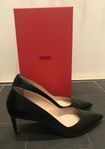 Hugo Boss Hellia pumps i svart läder strl 39