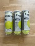 3x Padel balls / Padel-bollar