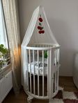 STOKKE Sleepi mini spjälsäng + tillbehör 