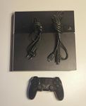 Playstation 4 med handkontroll | 500 GB