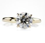 Diamantring 2,02 ct naturlig diamant