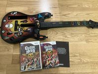 Nintendo Wii guitar hero plus guitar 