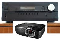 Reciver ONKYO 310W  -  Projektor Optopma