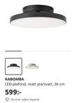 Ny taklampa IKEA