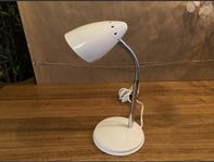 Bordslampa - F Line Soho. 90-tal, vit metall, lampa, vintage