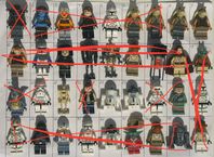 6st Lego stat wars figurer 